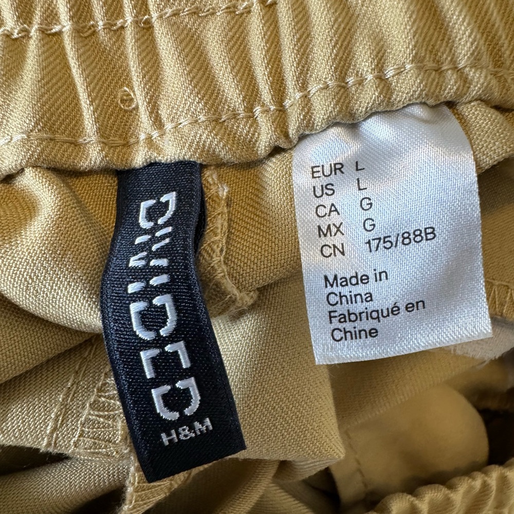 H&M Divided Women’s Camel Trousers size L - Picture 3 of 10